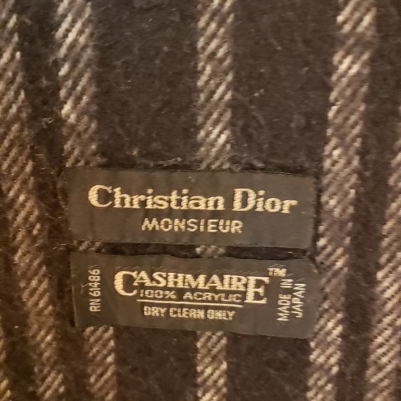 Dior Other - VINTAGE Christian Dior Monsieur Scarf Cashmere